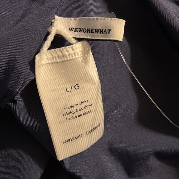 Weworewhat Women’s Large Swimsuit One Piece Scoop Low Back Cheeky High Leg - Picture 3 of 13